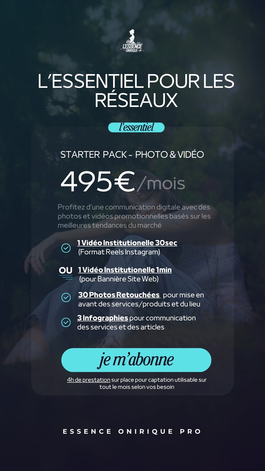 STARTER PACK - Communication Digitale Photo & Vidéo L'Essence Onirique