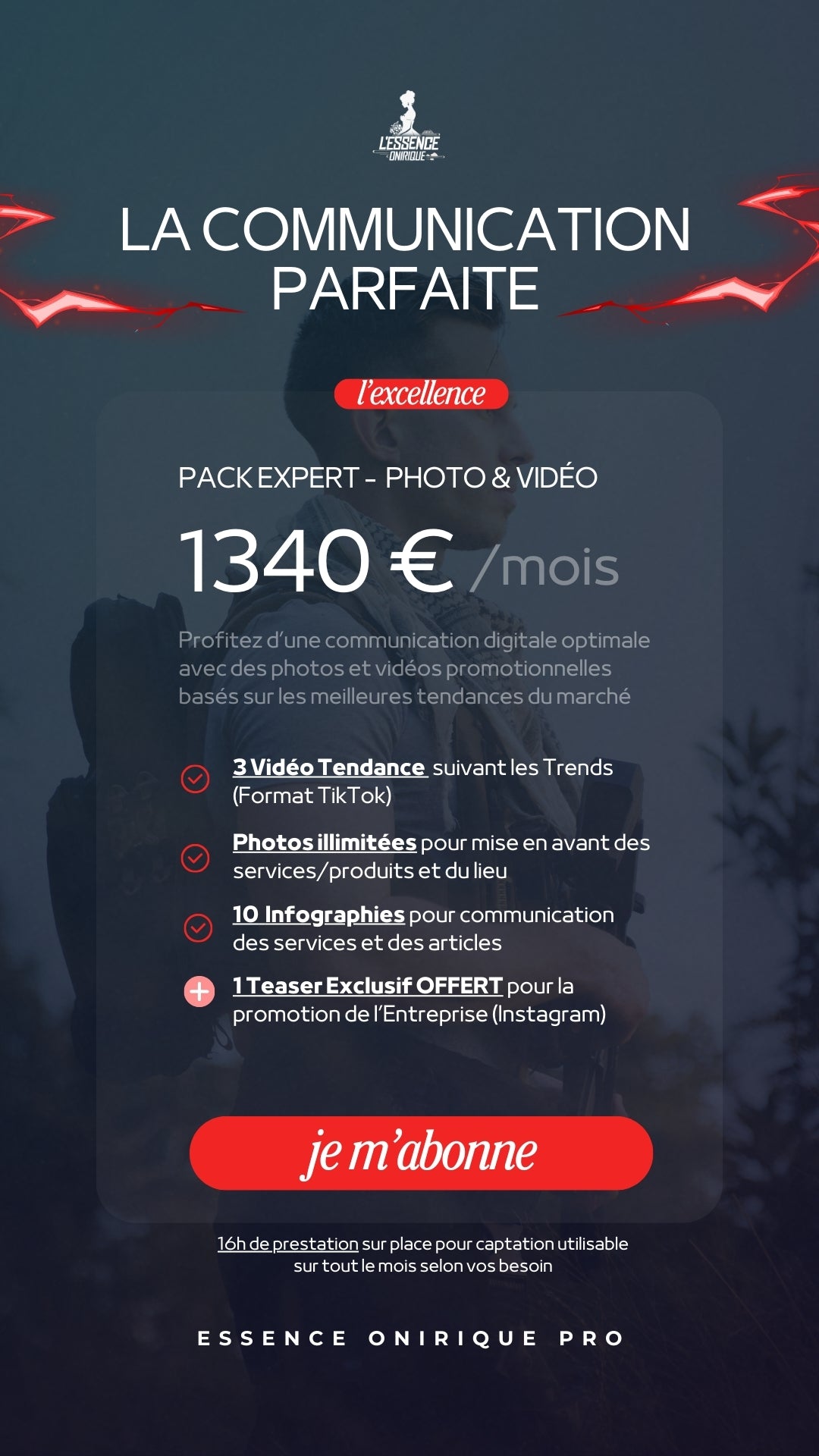 EXPERT PACK - Communication Digitale Photo & Vidéo L'Essence Onirique